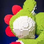 LEGO® Yoshi – Iconic Super Mario™ Brick Sculpture - Image 10