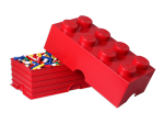 8-Stud Storage Brick – Red - Image 4