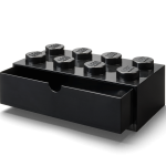 8-Stud Desk Drawer – Black