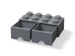 8-Stud Brick Drawer – Dark Gray - Image 3