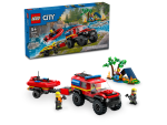 4x4 Fire Truck with Rescue Boat - Image 2