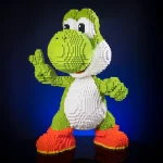 LEGO® Yoshi – Iconic Super Mario™ Brick Sculpture - Image 5