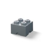 4-Stud Storage Brick – Dark Gray