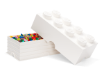 8-Stud Storage Brick – White - Image 3