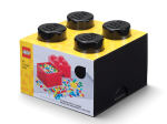 4-Stud Storage Brick – Black - Image 2