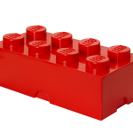8-Stud Storage Brick – Red
