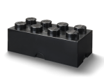 8-Stud Storage Brick – Black