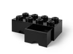 LEGO® 8-Stud Black Storage Brick Drawer