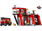 Fire Station with Fire Truck
