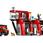 Fire Station with Fire Truck