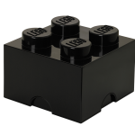 4-Stud Storage Brick – Black