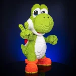 LEGO® Yoshi – Iconic Super Mario™ Brick Sculpture - Image 2