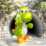 LEGO® Yoshi – Iconic Super Mario™ Brick Sculpture - Image 4